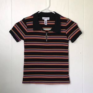 Bright crop top NWOT